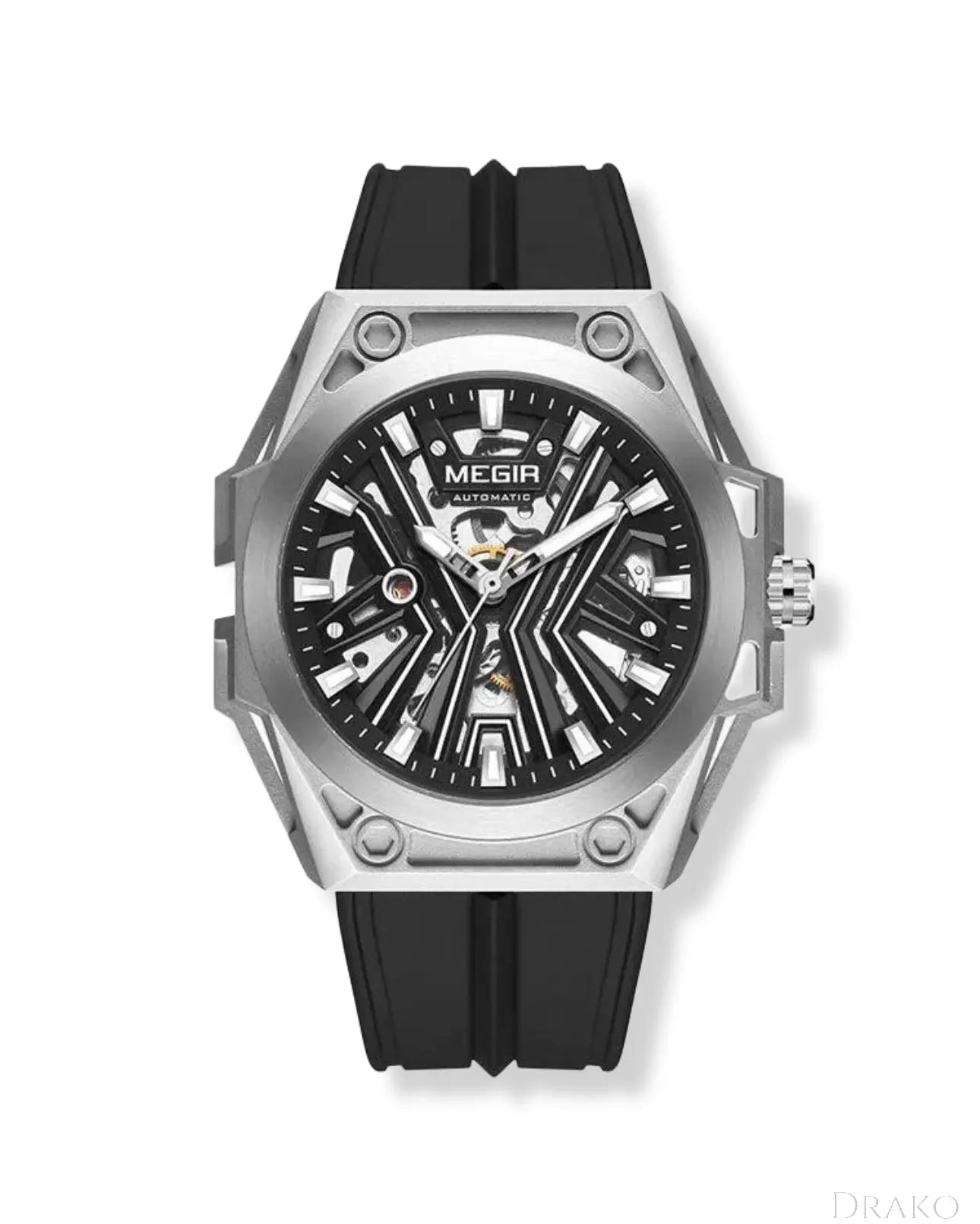 MEGIA - Vanguard Skeleton  Drako Watches Men's Watches