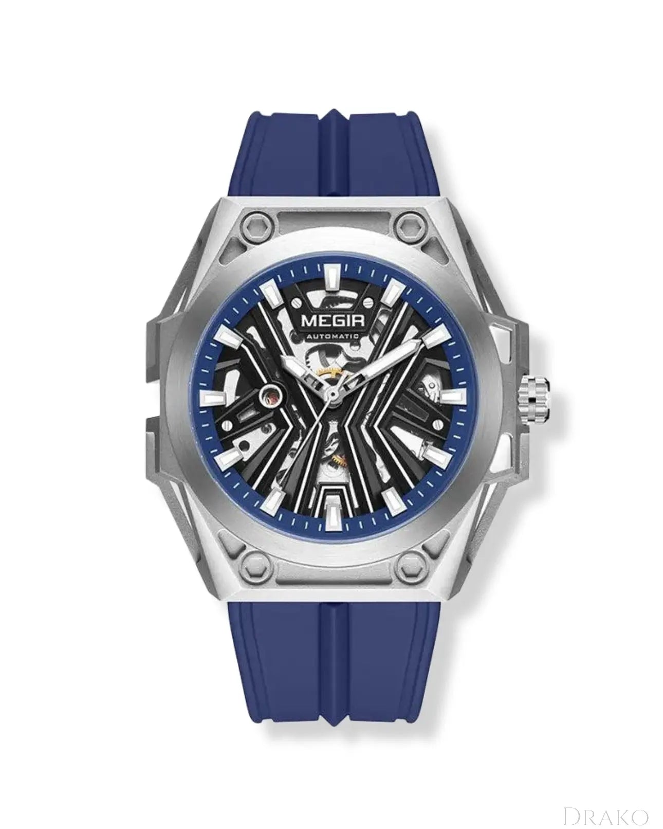 MEGIA - Vanguard Skeleton  Drako Watches Men's Watches