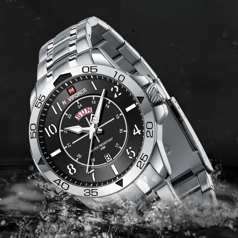 NAVI - Steel  Drako Watches Men's Watches