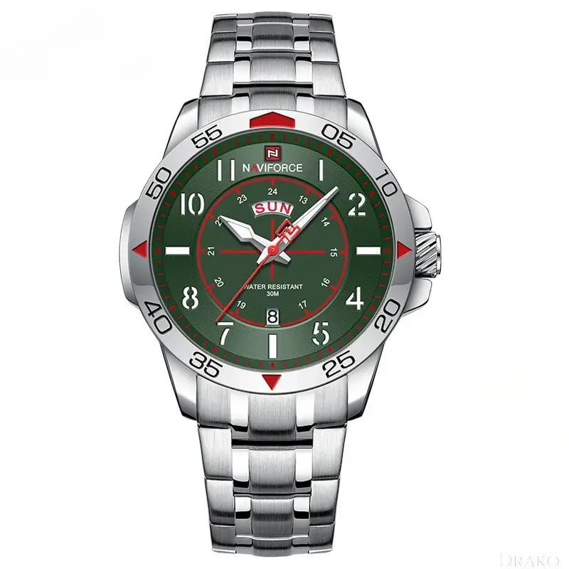 NAVI - Steel  Drako Watches Men's Watches