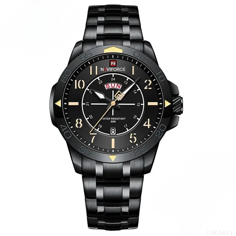 NAVI - Steel  Drako Watches Men's Watches