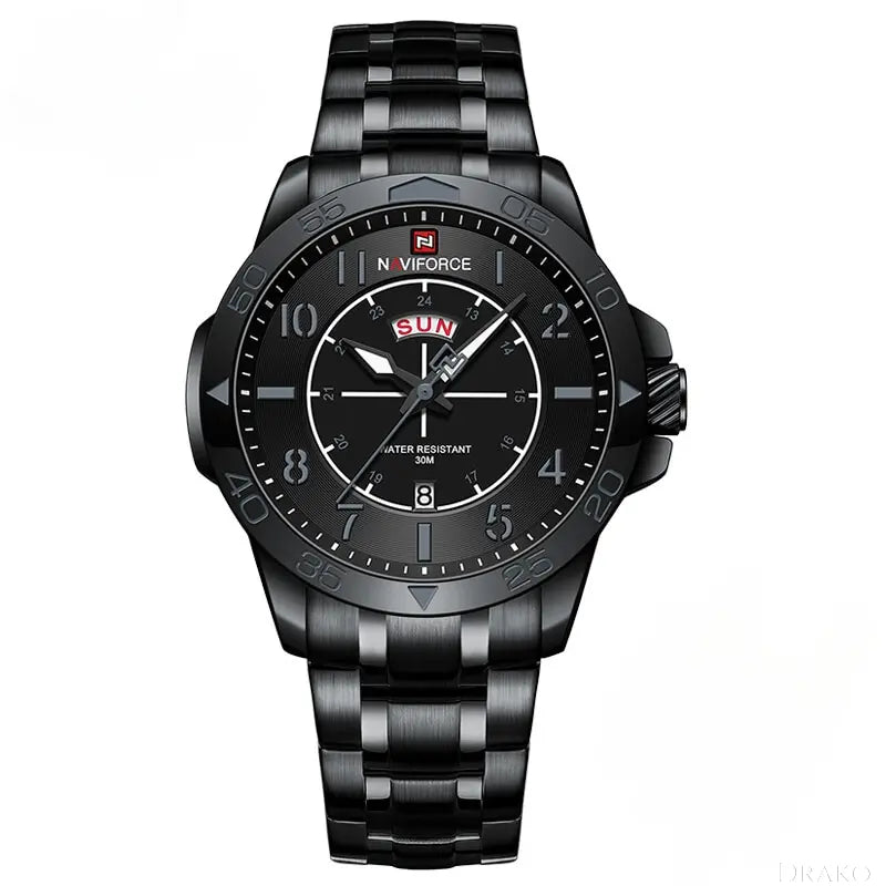 NAVI - Steel  Drako Watches Men's Watches