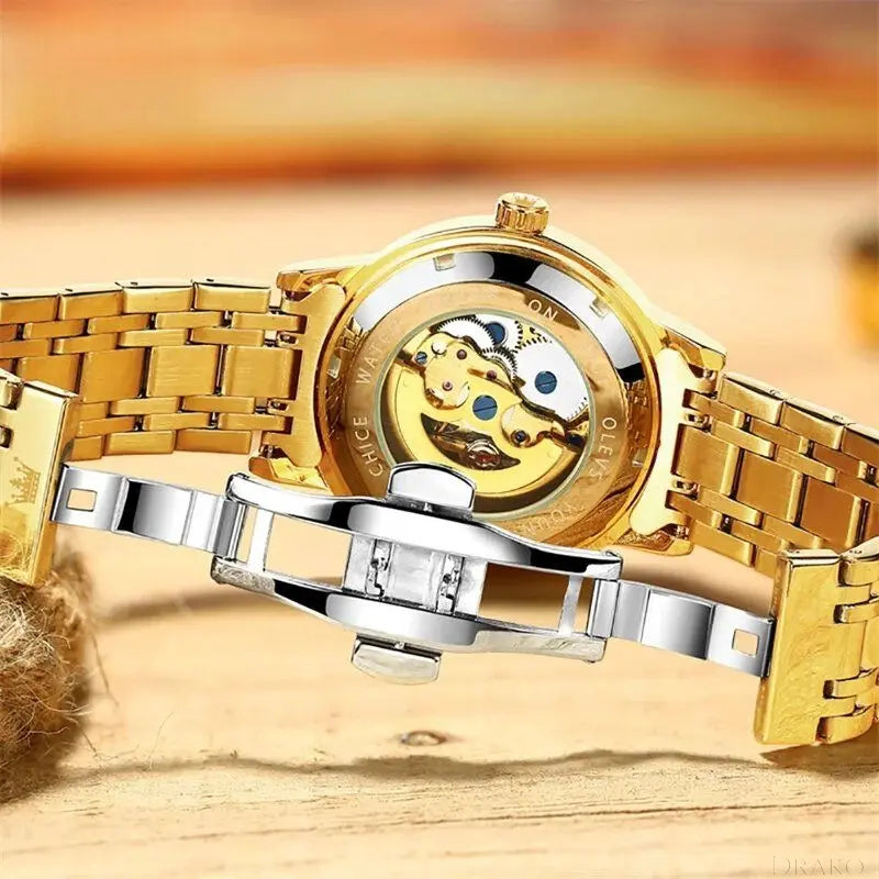 OLEVS - Skeleton Drako Watches Men's Watches