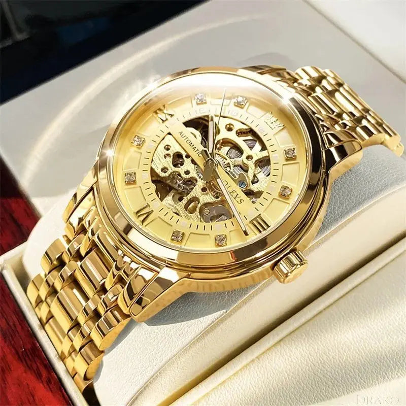 OLEVS - Skeleton Drako Watches Men's Watches