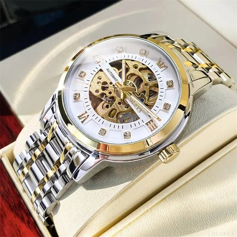 OLEVS - Skeleton Drako Watches Men's Watches