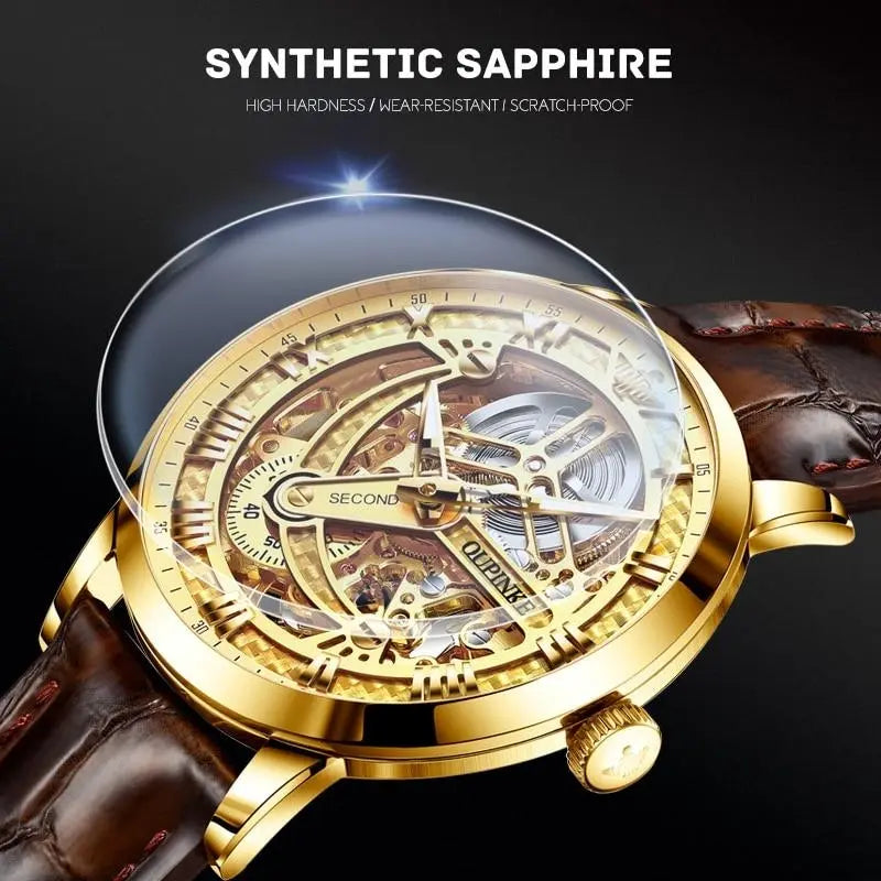 OUPINKE - Skeleton  Drako Watches Men's Watches