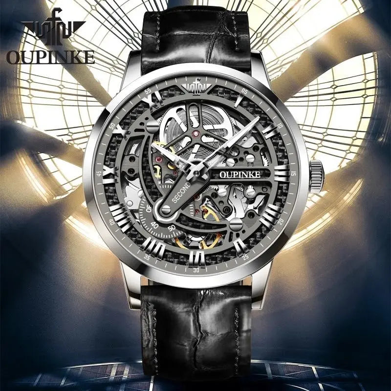 OUPINKE - Skeleton Drako Watches Men's Watches