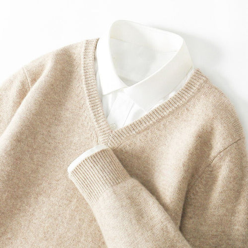 Olympia Merino V-Neck Sweater