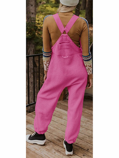 Women's Fleece Thermal Overalls With Zippered Pockets  Drako™️