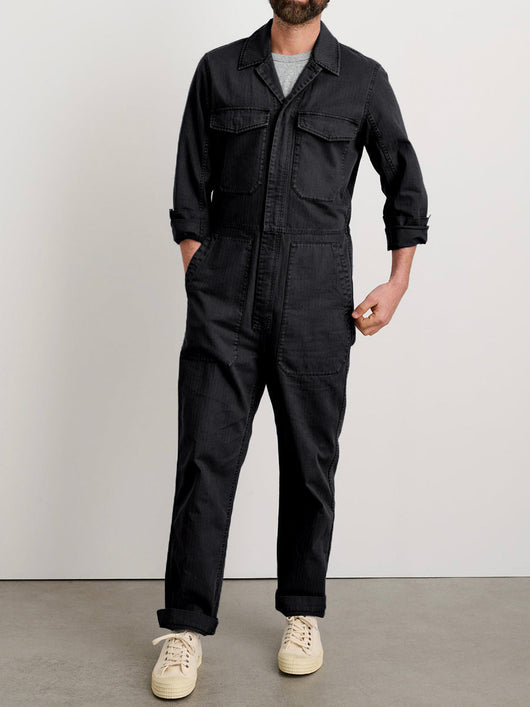 Men's Slim Fit Zip Jumpsuit  Drako™️