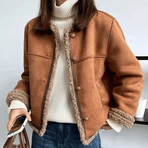 Sorrento Suede Sherpa Jacket