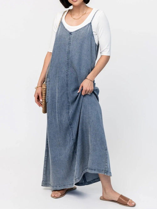 Sorona Denim Maxi Dress
