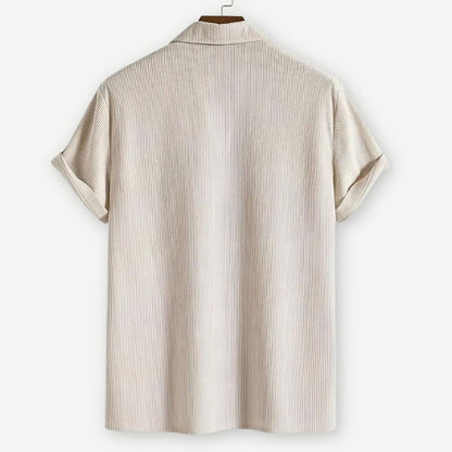 Ribbed Johnny Collar Polo  Drako Watches