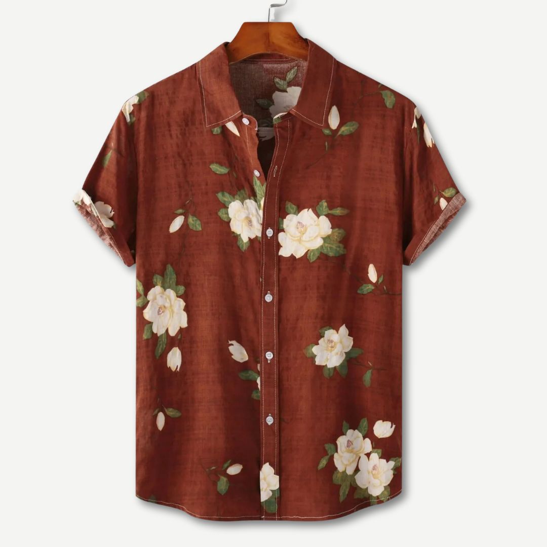 Relaxed Floral Breeze Shirt  Drako Watches