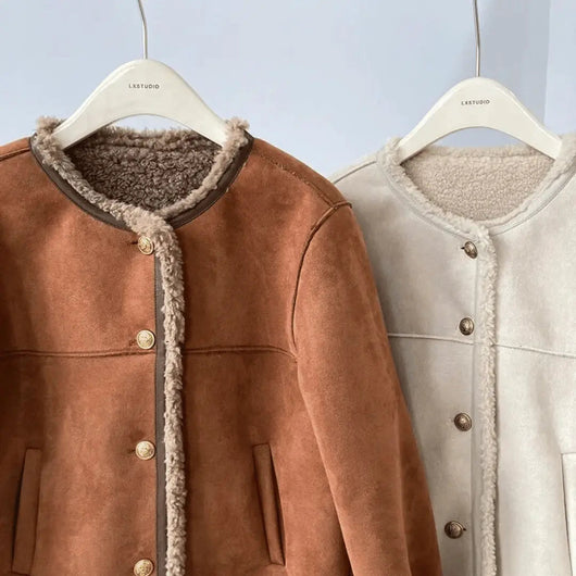 Clémence Soft and Elegant Sherpa Jacket  Drako Watches