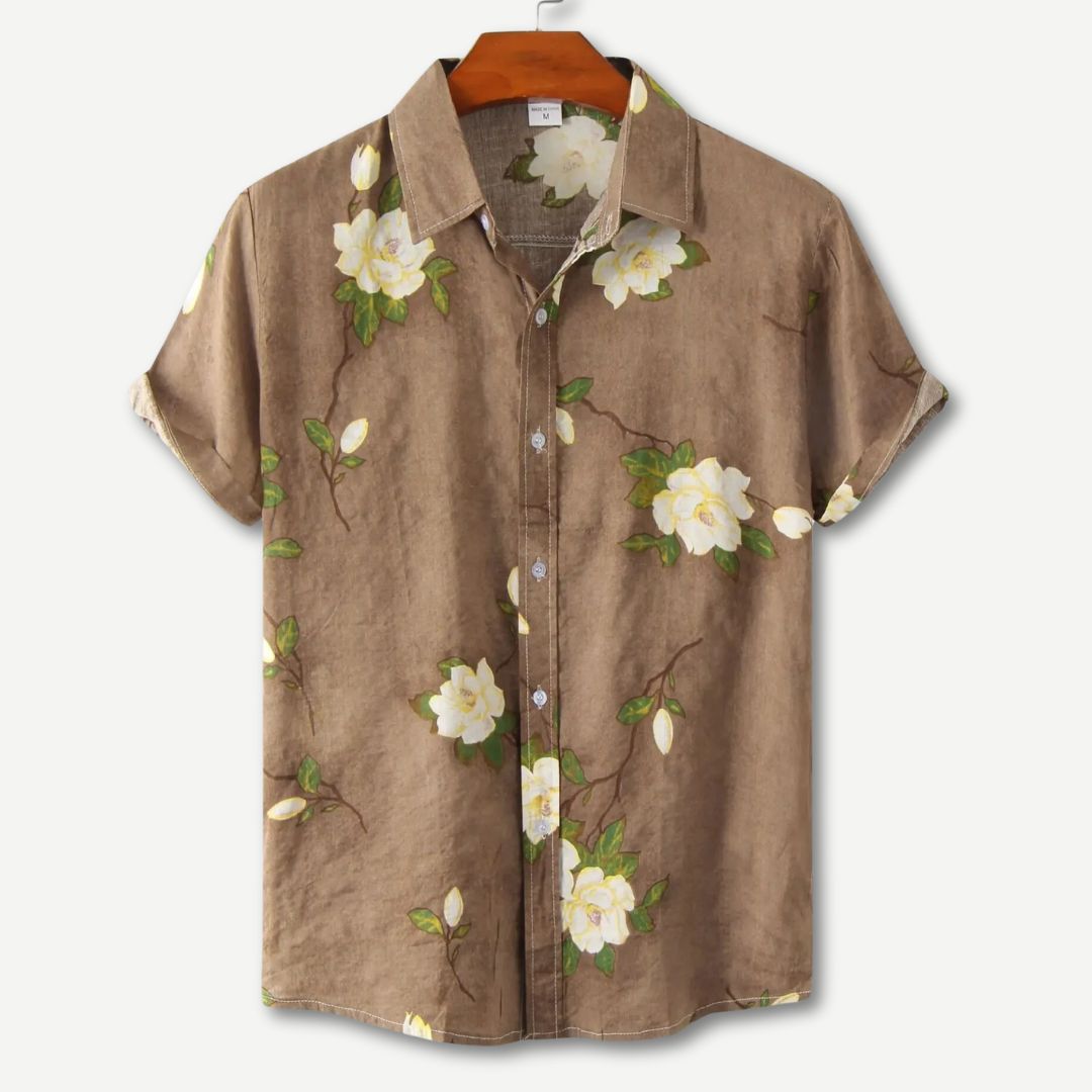 Relaxed Floral Breeze Shirt  Drako Watches