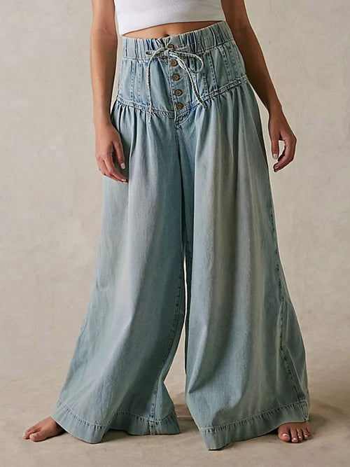 Alcara Wide-Leg Jeans