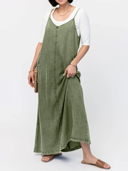 Sorona Denim Maxi Dress