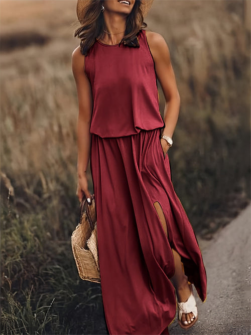 Valencia Draped Maxi Dress