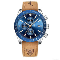 Silver Blue (Leather Band)
