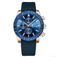 Gold Blue (Silicone Band)