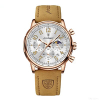 Brown Rose Gold White