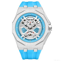 Sky Blue White