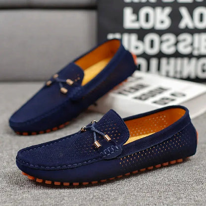 Adrian Leather Slip-On Loafers  Drako Watches Shoes