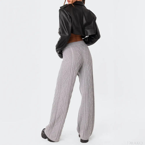 Amara Knit Wide-Leg Pants