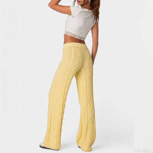 Amara Knit Wide-Leg Pants