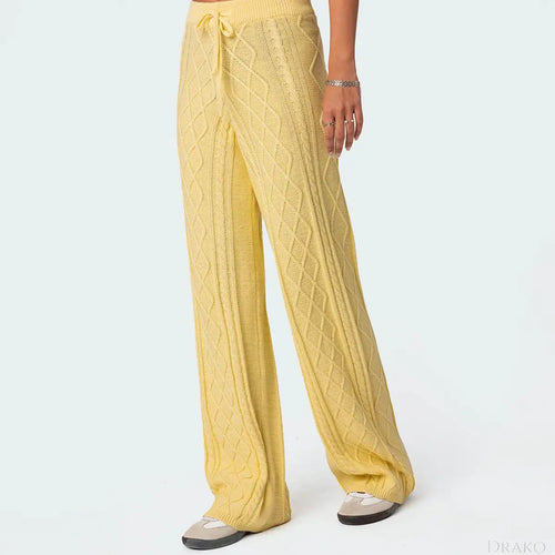 Amara Knit Wide-Leg Pants