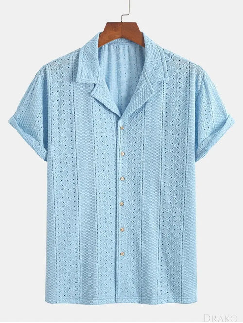 Benson Knit Jacquard Polo