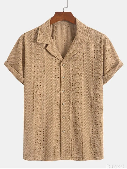 Benson Knit Jacquard Polo