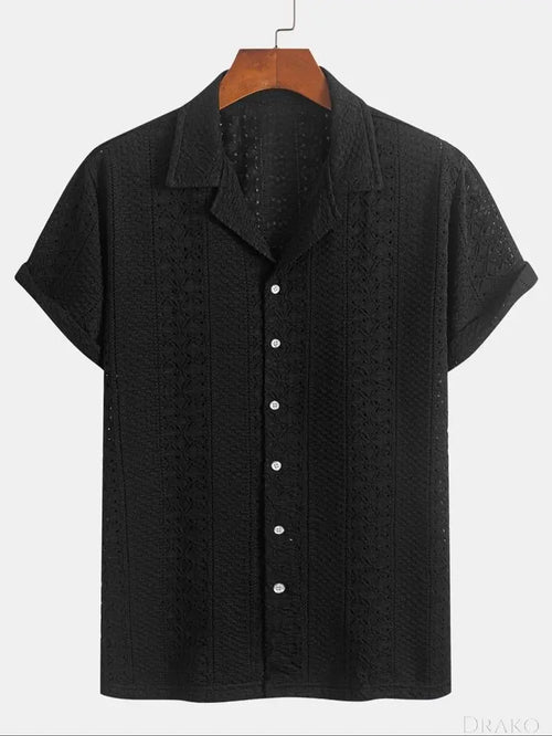 Benson Knit Jacquard Polo