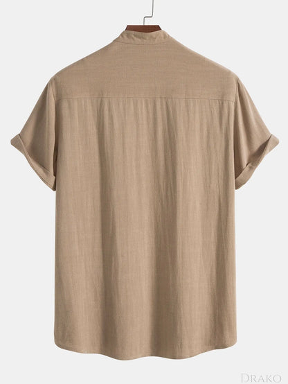 Carter Men’s Button Shirt and Shorts Set  Drako Watches