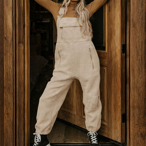 Soria Fleece Thermal Overalls