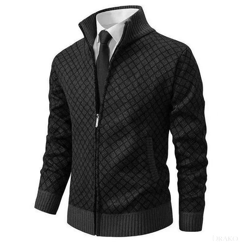Dawson Men’s Wool Zipper Cardigan