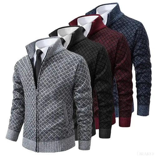 Dawson Men’s Wool Zipper Cardigan