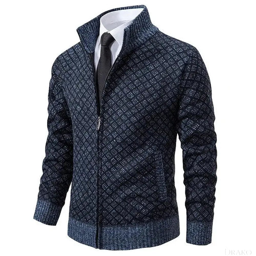 Dawson Men’s Wool Zipper Cardigan