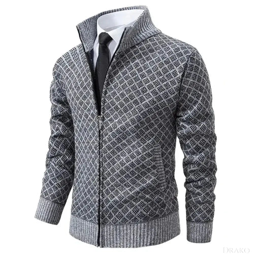 Dawson Men’s Wool Zipper Cardigan