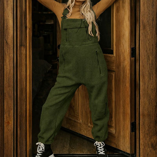 Soria Fleece Thermal Overalls  Drako™️