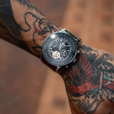 JARAGAR - Aviator  Drako Watches Men's Watches