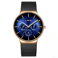 Black Rose Gold Blue
