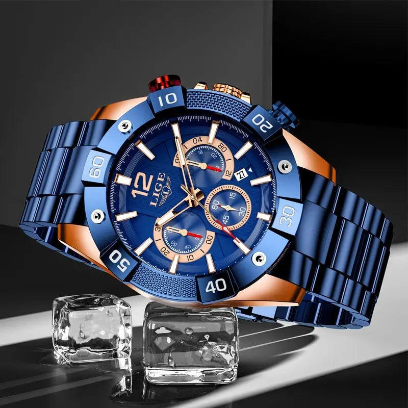 LIGE - Rock  Drako Watches Men's Watches