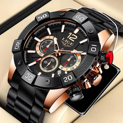LIGE - Rock  Drako Watches Men's Watches