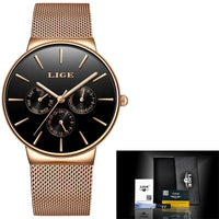 Rose gold black