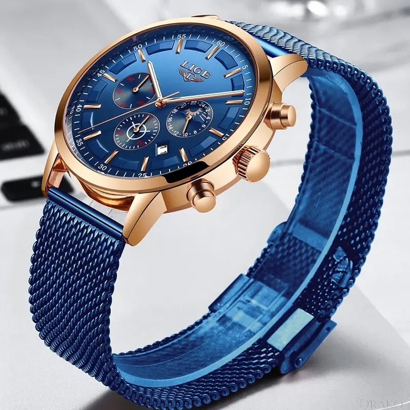 LIGE - Slim  Drako Watches Men's Watches