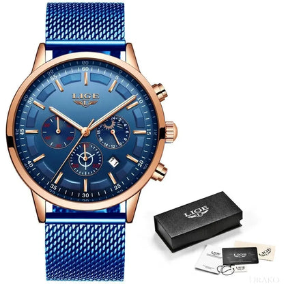 LIGE - Slim  Drako Watches Men's Watches
