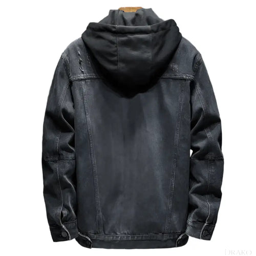 Men’s 2-in-1 Denim Jacket with Removable Inner Layer
