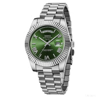 Silver Dark Green